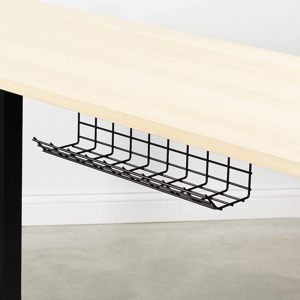 Under Desk Cable Tray - 2 Pack Cable Raceway For Wire