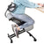 VIVO Dragonn Adjustable Ergonomic Kneeling Chair with Back Support, DN-CH-K02B/K02G/K02W-chair-VIVO-Gray-Upmost Office