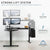 VIVO Electric Sit-Stand Corner Height-Adjustable L-Desk Frame, DESK-V123EB/V123EW-Desk Frame-VIVO-Black-Upmost Office