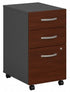 3 Drawer Mobile Pedestal - Assembled