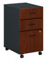 3 Drawer Mobile Pedestal - Assembled