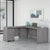 Bush Business Furniture 72W x 30D Desk with 42W Return and 3-Drawer Mobile Pedestal STC007PGSU
