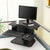 UpliftOffice.com Eureka Ergonomic 28 Inch Corner Standing Desk Converter ERK-DCC-28C, Cherry, Desk Riser,Eureka Ergo