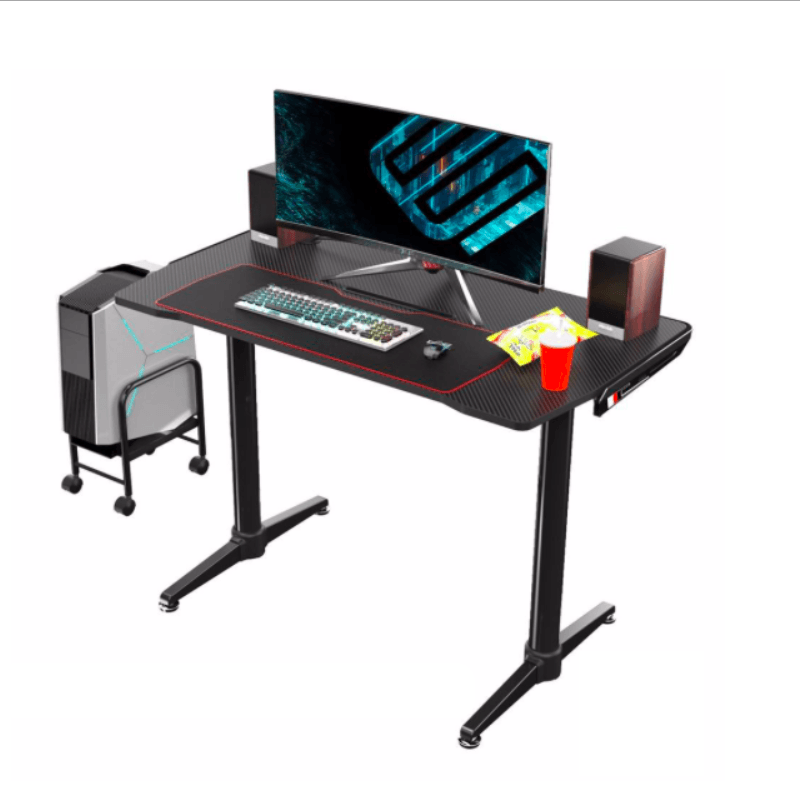  Yirepny Computer Desk, Modern Ergonomic Arc Design
