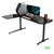 UpmostOffice.com Eureka Ergonomic Black L-Shaped L60 Gaming Computer Table, ERK-L60-B black
