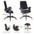 UpliftOffice.com Eureka Ergonomic ERK-SC-002/SC-001 Swing High-Back Executive Swivel Office Computer Chair with Armrest, chair,Eureka Ergo