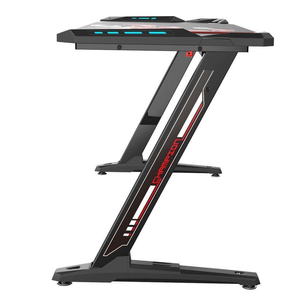 Eureka Ergonomic Z60 Gaming Desk with LED Lights