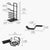 UpliftOffice.com Eureka Ergonomic Gamer's Gear Rack Bundle - Cup Holder, Headset Hook & Controller Rack, ERK-CA-3R, accessories,Eureka Ergo
