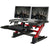 UpliftOffice.com Eureka Ergonomic Gaming Sit Stand Desk Converter 36, red,Desk Riser,Eureka Ergo