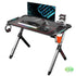 Eureka Ergonomic Gaming Table With RGB Lights, Controller Stand, Cup Holder & Headphone Hook,  R1-S