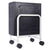 UpliftOffice.com Eureka Ergonomic® Height Adjustable CPU Tower Stand With Locking Wheels, White, accessories,Eureka Ergo