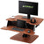 UpliftOffice.com Eureka Ergonomic® Height Adjustable Sit Stand Desk - 31.5 Inch, Cherry, Desk Riser,Eureka Ergo