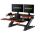 Eureka Ergonomic® Height Adjustable Standing Desk Converter - 36 Inch, Cherry