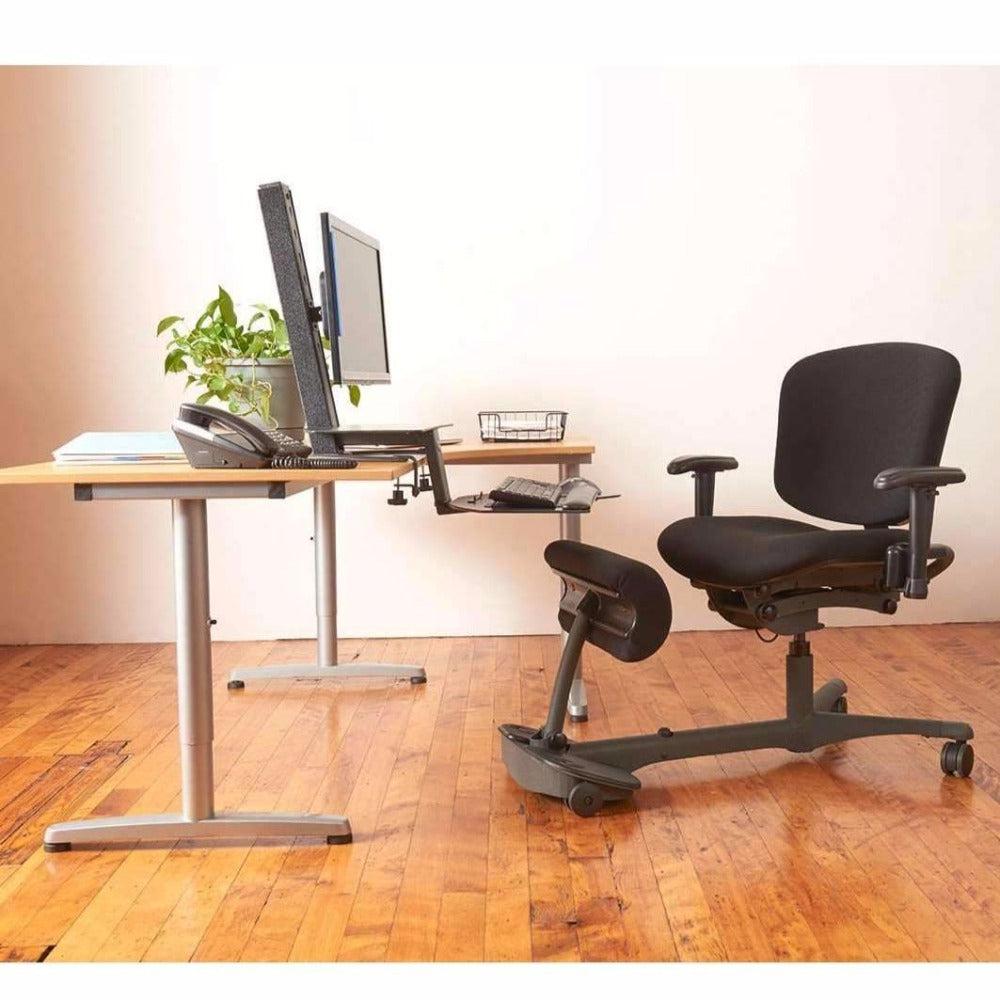 Upmost Office HealthPostures 5100 Black Stance Angle Sit-Stand Ergonomic  Chair