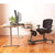 UpmostOffice.com HealthPostures 5100 Stance Angle Sit-Stand Chair, Black, chair, office setup w/ desk