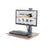 UpliftOffice.com HealthPostures 6400 TaskMate EZ Computer Station, Black, Desk Riser,HealthPostures