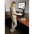 UpliftOffice.com HealthPostures 6400 TaskMate EZ Computer Station, Black, Desk Riser,HealthPostures