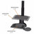 UpliftOffice.com HealthPostures Taskmate Go Dual 6351 with Large Table Top Desk Converter, Desk Riser,HealthPostures