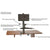 UpliftOffice.com HealthPostures Taskmate Go Dual 6351 with Large Table Top Desk Converter, Desk Riser,HealthPostures