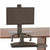 UpliftOffice.com HealthPostures Black Taskmate Go Single 6300, Desk Converter, HP-6300, Desk Riser,HealthPostures