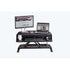 Luxor Black Electric Level Up Corner Pro – Standing Desk Converter, LVLUP EPRO CNR
