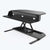 UpliftOffice.com Luxor Black Electric Level Up Corner Pro – Standing Desk Converter, LVLUP EPRO CNR, Desk Riser,Luxor