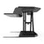 UpliftOffice.com Luxor Black Electric Level Up Corner Pro – Standing Desk Converter, LVLUP EPRO CNR, Desk Riser,Luxor