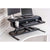 UpliftOffice.com Luxor Black Electric Level Up Corner Pro – Standing Desk Converter, LVLUP EPRO CNR, Desk Riser,Luxor