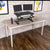 UpliftOffice.com Luxor Level Up Premier Standing Desk Converter, LVLUP PREMIER, Desk Riser,Luxor