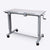 UpliftOffice.com Luxor Gray 2-Student Standing Desk w/ Crank Handle, 2-STUDENT-C, desk,Luxor