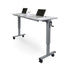 Luxor Grey 72" Adjustable Flip-Top Table, Crank Handle, STAND-NESTC-72