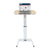 UpliftOffice.com Luxor Mobile Pneumatic Adjustable-Height Lectern, LX-PNADJ-WH/LW, accessories,Luxor