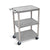 UpliftOffice.com Luxor Utility Cart - 3 Shelves Structural Foam Plastic, HE34-B, Grey,accessories,Luxor