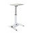UpliftOffice.com Luxor Mobile Pneumatic Adjustable-Height Lectern, LX-PNADJ-WH/LW, accessories,Luxor