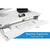 UpliftOffice.com Mount-It! 35”W White Standing Desk Converter  Height-Adjustable Desk for Dual Monitors, MI-7956, Desk Riser,Mount-It!