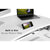 UpliftOffice.com Mount-It! 35”W White Standing Desk Converter  Height-Adjustable Desk for Dual Monitors, MI-7956, Desk Riser,Mount-It!