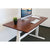 UpliftOffice.com Mount-It! Complete Electric Sit-Stand Desk, Brown Tabletop, MI-7974, desk,Mount-It!