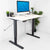 UpmostOffice.com Mount-It! Dual Motor Electric Standing Desk (Frame Only), MI-8030 frame with white desktop