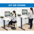 UpliftOffice.com Mount-It! Dual Motor Electric Standing Desk (Frame Only), MI-8030, desk,Mount-It!