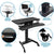 UpliftOffice.com Mount-It! Electric Mobile Height-Adjustable Sit-Stand Workstation on Wheels w/ Programmable Controller, MI-7982, desk,Mount-It!