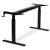 UpliftOffice.com Mount-It! Hand Crank Sit-Stand Desk (Frame Only), Black, MI-7931, desk,Mount-It!