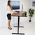 UpliftOffice.com Mount-It! Hand Crank Sit-Stand Desk (Frame Only), Black, MI-7931, desk,Mount-It!