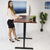 UpliftOffice.com Mount-It! Hand Crank Sit-Stand Desk (Frame Only), Black, MI-7931, desk,Mount-It!