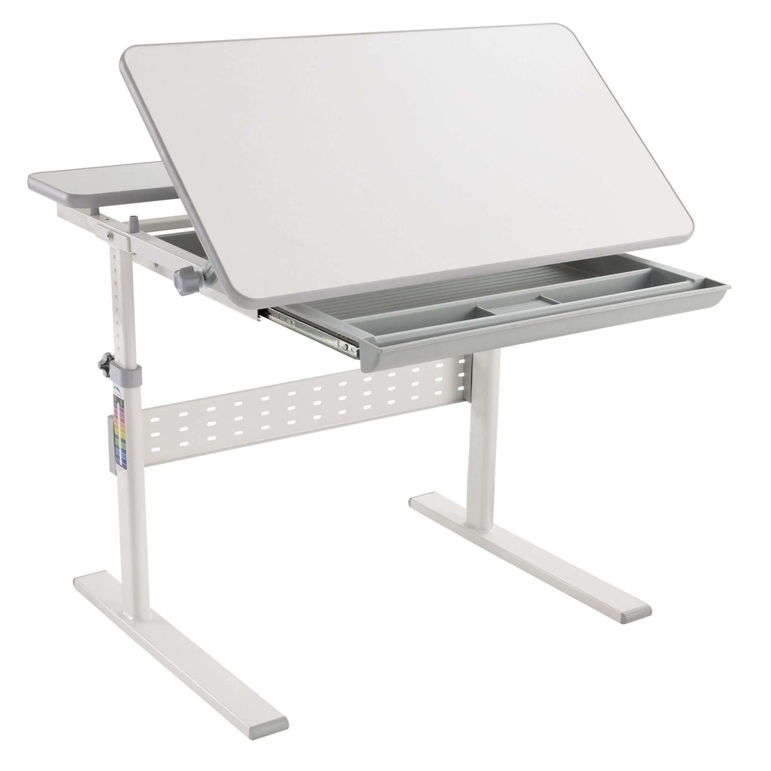 Height-Adjustable Drawing and Drafting Table