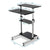 UpliftOffice.com Mount-It! Height Adjustable Rolling Stand up Desk, MI-7940, desk,Mount-It!
