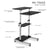 UpliftOffice.com Mount-It! Height Adjustable Rolling Stand up Desk, MI-7940, desk,Mount-It!