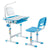 UpliftOffice.com Mount-It! Kid's Desk and Chair Set with Lamp and Book Holder,MI-10211/10212/10213, Blue,desk,Mount-It!