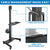 UpliftOffice.com Mount-It! Mobile PC Workstation, MI-7985, MI-7986, desk,Mount-It!