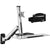 UpliftOffice.com Mount-It! Sit Stand Wall Mount Workstation | Adjustable Height Stand Up Computer Station With Articulating Monitor Mount, Keyboard Tray, & CPU Holder, MI-7905, Desk Mount,Mount-It!