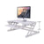 UpliftOffice.com Rocelco 32” Height Adjustable Standing Desk Converter | Dual Monitor Riser | Gas Spring | Large Keyboard Tray | R ADRW, White, desk,Rocelco